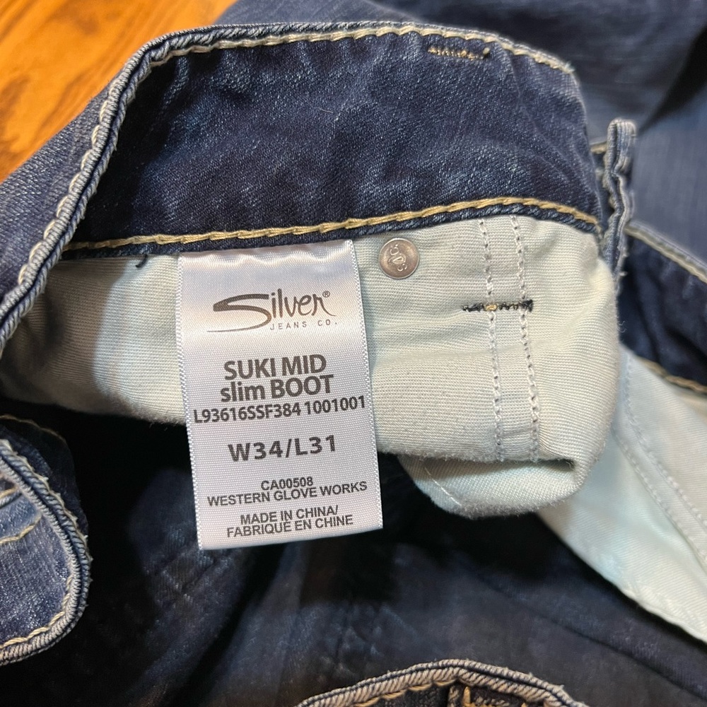 Silver jeans